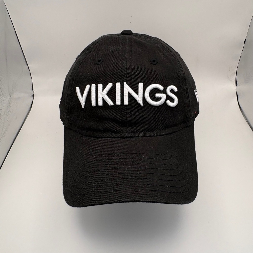 New Era Minnesota Vikings Women's Black Cotton Baseball Cap OSFA NFL